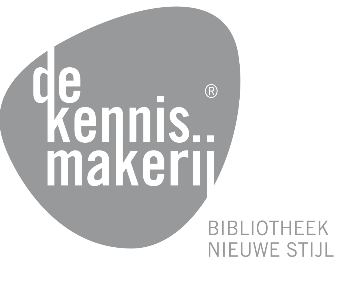 Logo de Kennismakerij, Bibliotheek Nieuwe Stijl