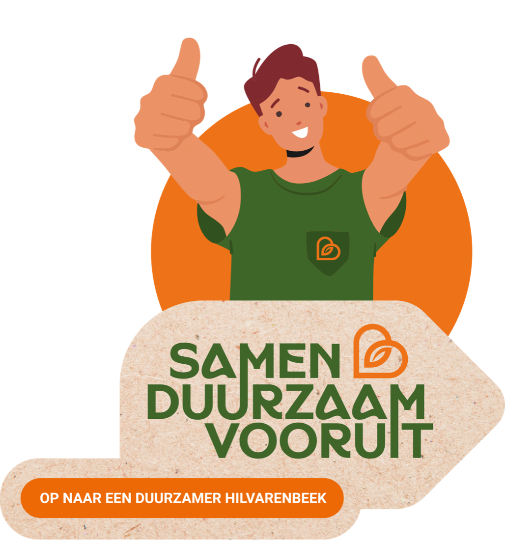 Freek from Hilvarenbeek — character illustration in an orange circle.